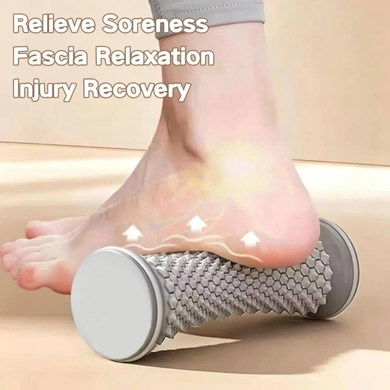 Foot Massage Roller for Multi-Scene Use, Relieves Foot Soreness & Fatigue, Ideal for Long Standing & Walking, Comfortable Foot Care Tool, Relief Roller
