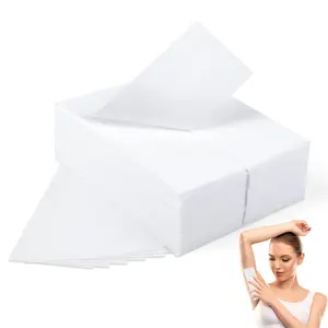 250 Pcs Large Non-Woven Hair Removal Wax Strips 7.8''x2.75'', Wax-Free Soft Skin-Friendly Waxing Paper for Face Arms Armpit Chest Back Bikini Leg Full Body Use