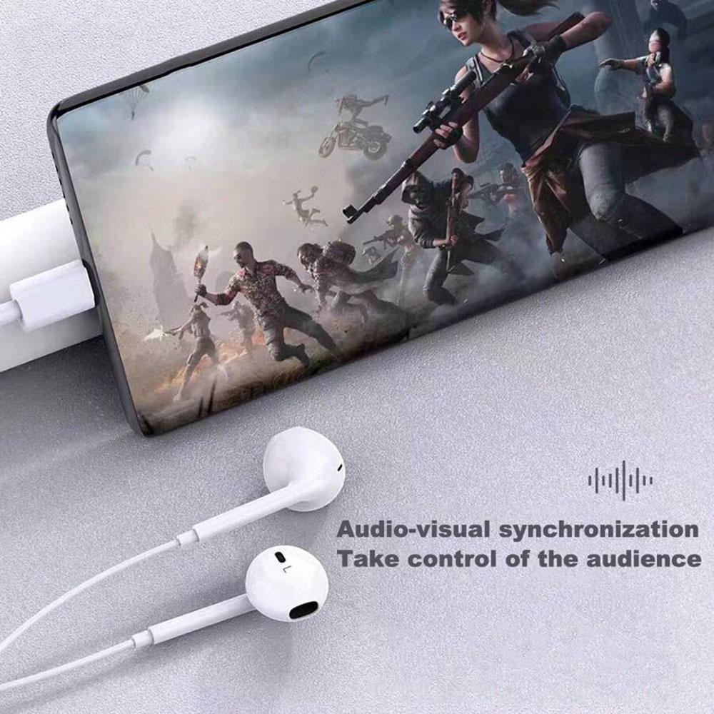 USB C Headphones for Apple 17 Pro Earbuds Type C Wired Earphones with Mic & Remote Control HiFi Stereo for iPhone17 16 Pro/PM/15, iPad Pro, Galaxy S23/S22/S21/Ultra Note 10/20, Pixel 7/6/6