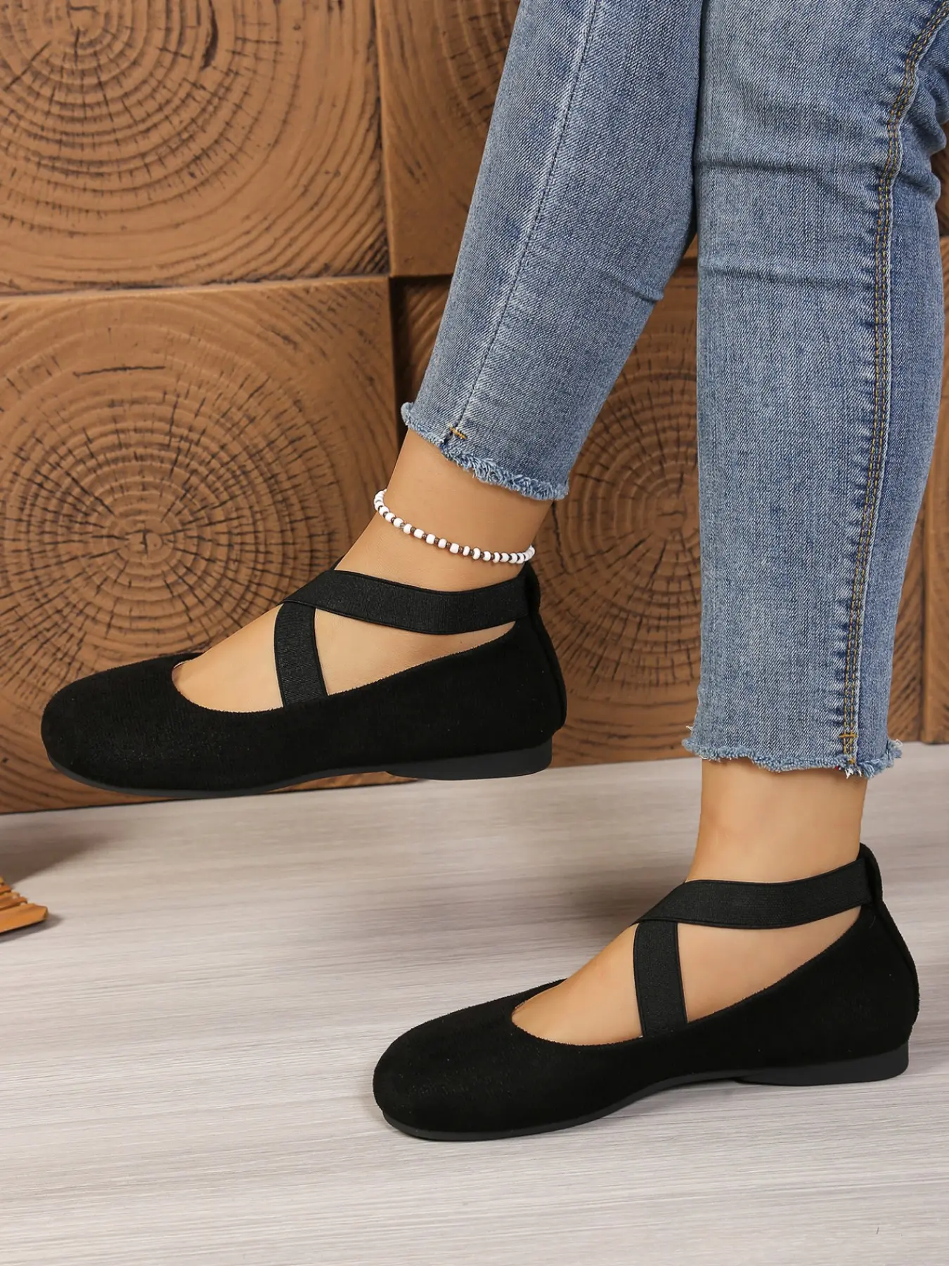 New French Style Flat Low Heel Strap Sandals, Fashionable Lightweight Pregnant Mom Shoes, Spring Autumn Trendy Footwear