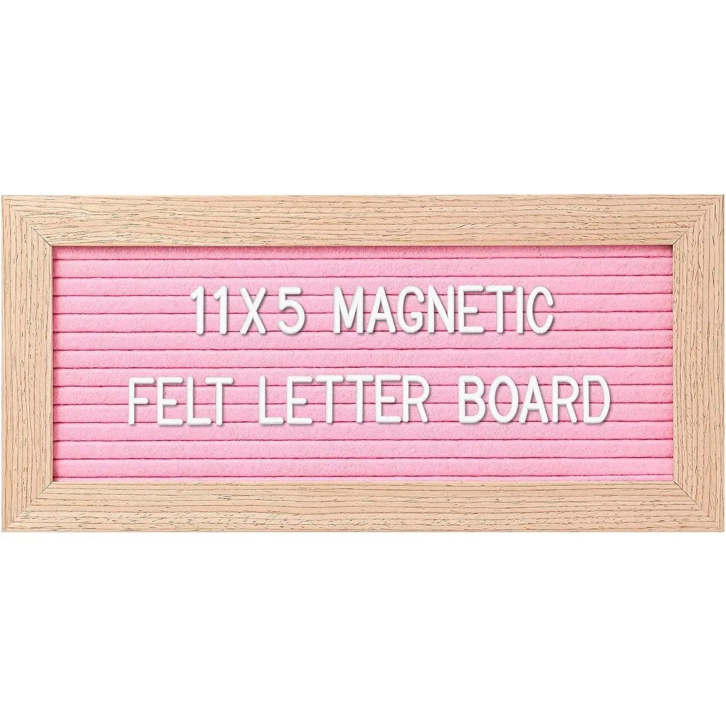 Small Manetic Felt Letter Board 11x5Inch with Chaneable Letters and Numbers, Messae board Letter Sin Board in  Frame for Anoucement&Notification()