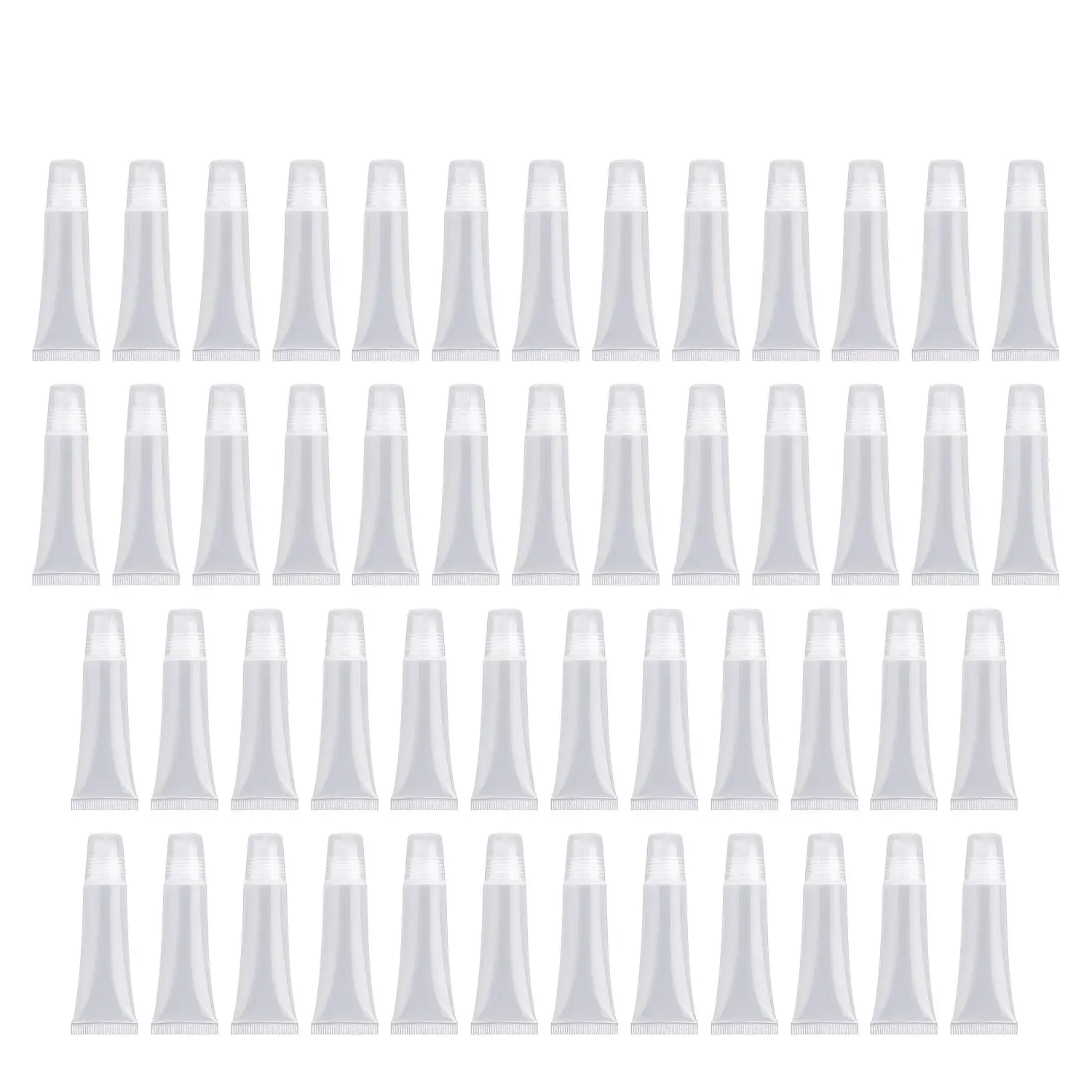 10pcs 10ML Lip Gloss Transparent Bottles, Ideal for Makeup Storage, Durable & Clear Design, Perfect for Organizing Your Beauty Products