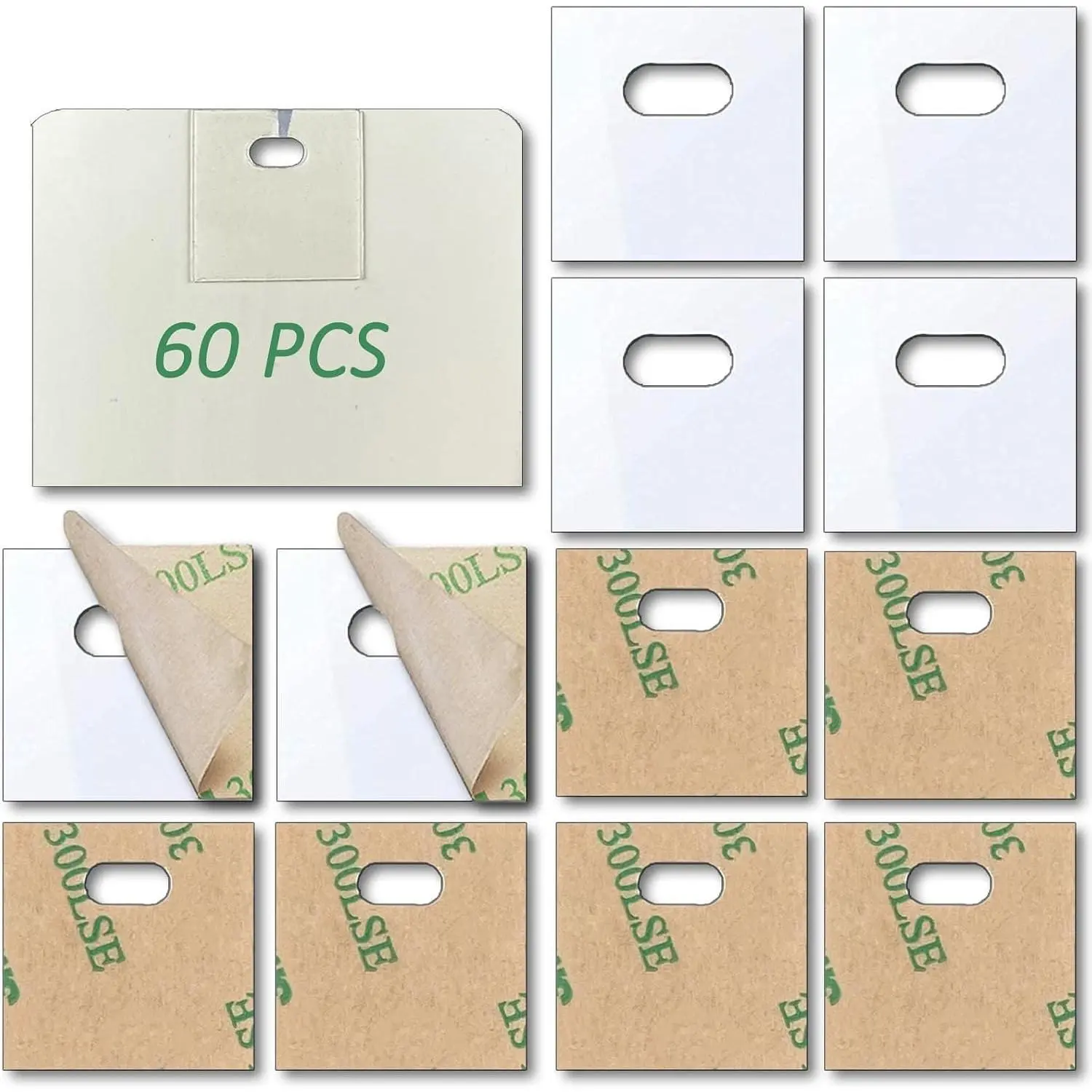 60 count Vertical Blind Repair Tabs Kit Clear Fixer Verticle Blinds Snap in  Slats  Panels