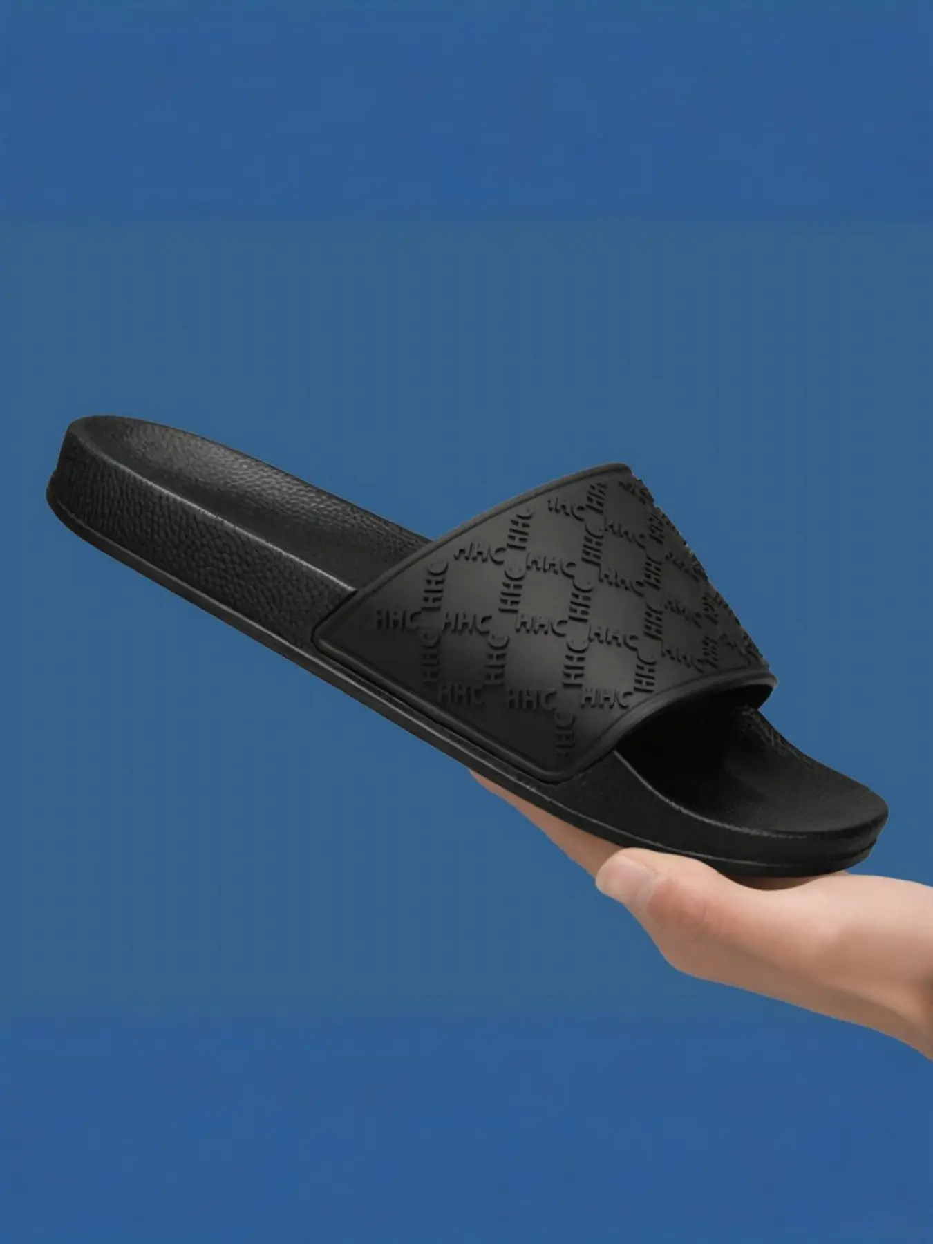 Men's Summer Outdoor Non-Slip Bath Slippers, Soft Sole Beach Sandals, Youth Large Size Casual Cool Shoes, Home Use, Footwear