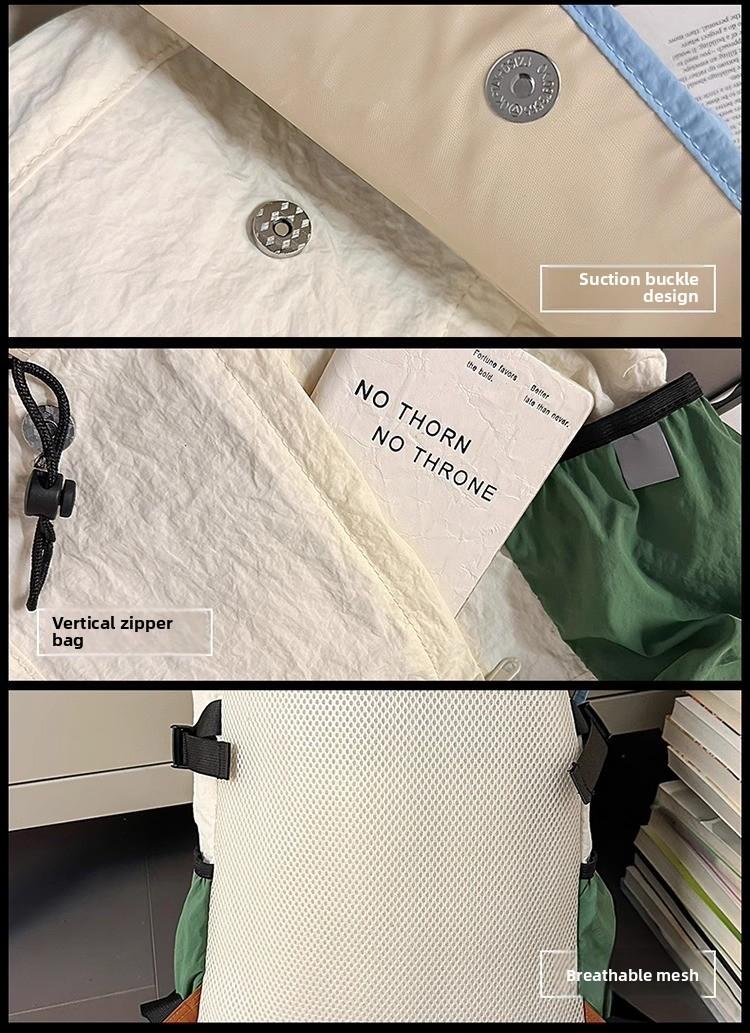 New Korean-style trendy and cool large-capacity children's backpack for travel, outdoor hiking, and kindergarten use for boys and girls