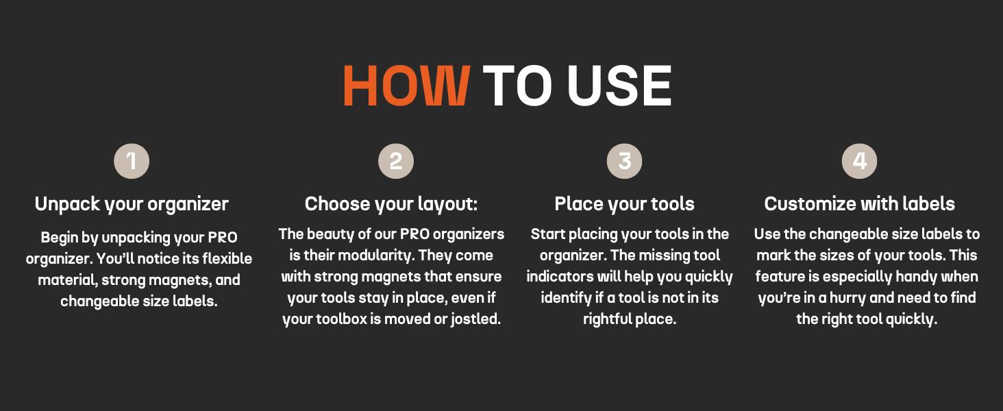 ToolBox Widget Plier Organizer Pro Series 4.0 – Magnetic Plier Holders for Tool Drawer Storage – Modular Toolbox Organizer System for Professional and DIY Mechanics - 1 Pack, 12 Holders