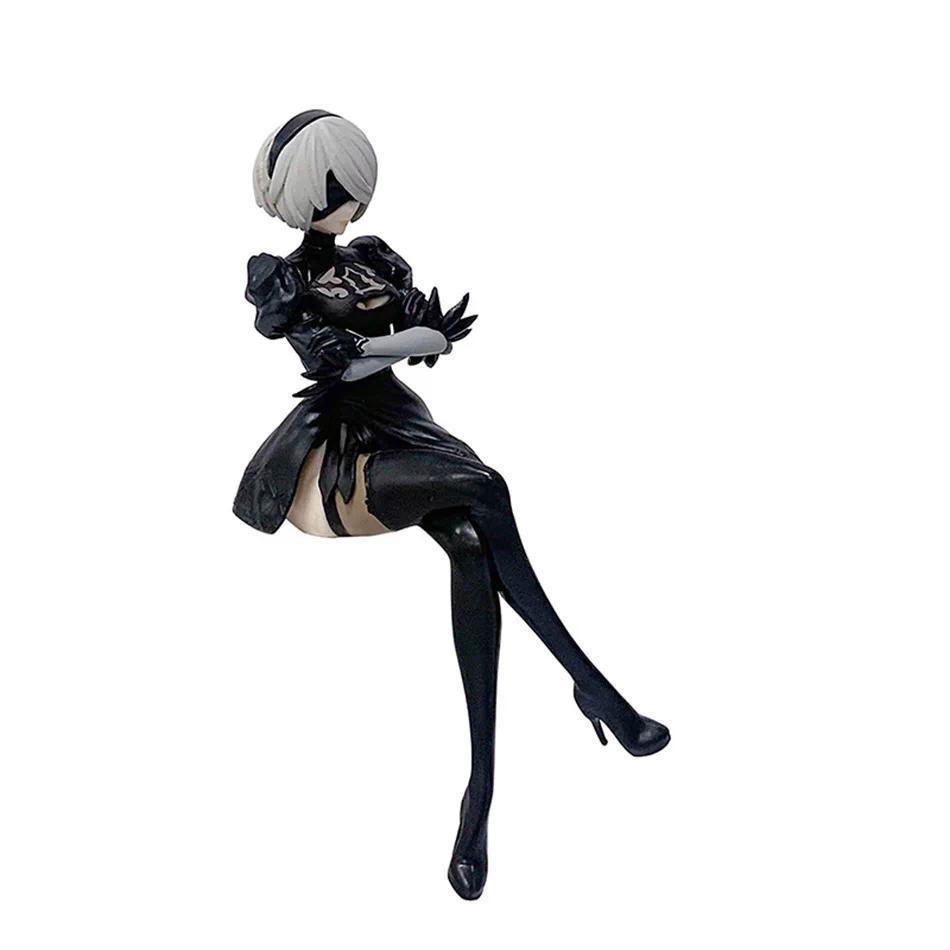 15Cm Anime Original SEGA Nier:automata Ver1.1A 2B Yorha No. 2 Type B Premium Chokonose Figure PVC Model Collectible Toys