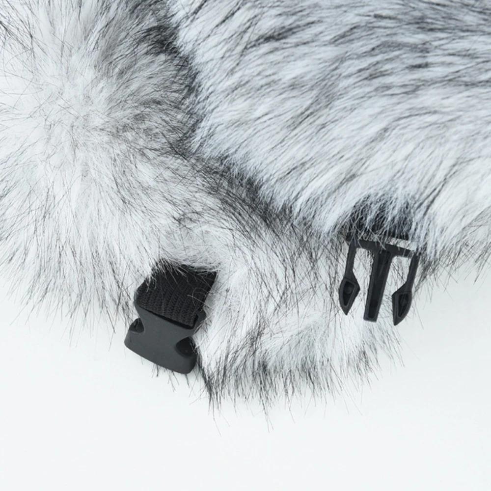 HT4993 Bomber Hat Thick Warm Winter Fluffy Fur Hats for Men Women Windproof Snow Ski Earflap Cap Male Female Russian Hat Ushanka