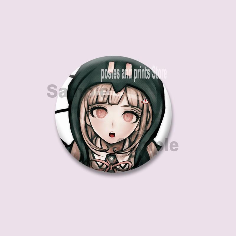 Custom Game Peripheral Danganronpa Round Badges DIY Coin Brooch on Backpack Cartoon Lapel Jewelry Pins Gifts for Kids Friends