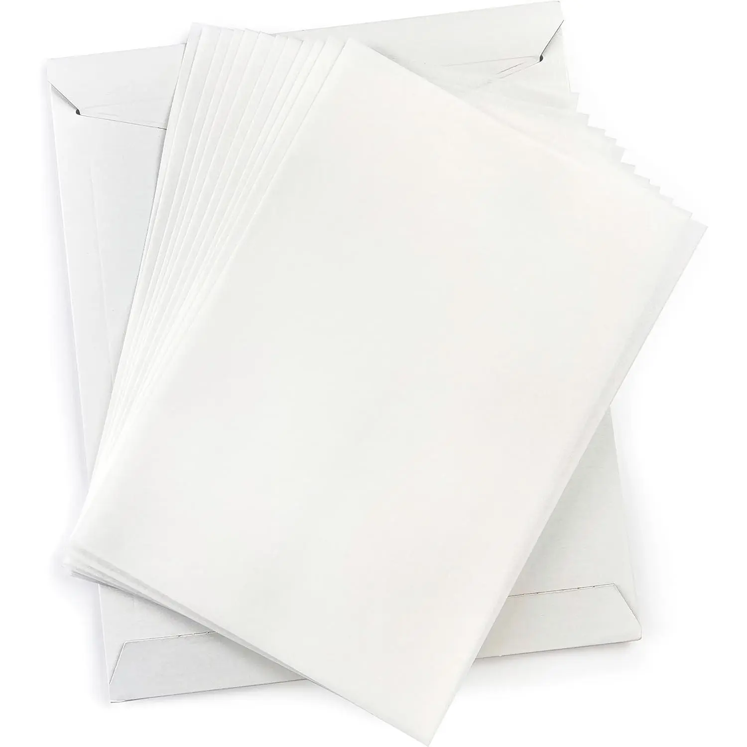 Edible Printing Wafer Paper - 25 Pack Letter Size (8.5"x11", 0.3mm) Food Grade Plain Sheets for Custom Cake Toppers & Decorations, Cake Topper