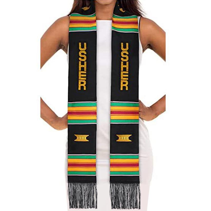 Graduation Stole Class of 2026| Celebrate Culture with the African Graduation Stole Senior 2026 Graduation Sash, Class Of 2026 School Ceremony Decorations