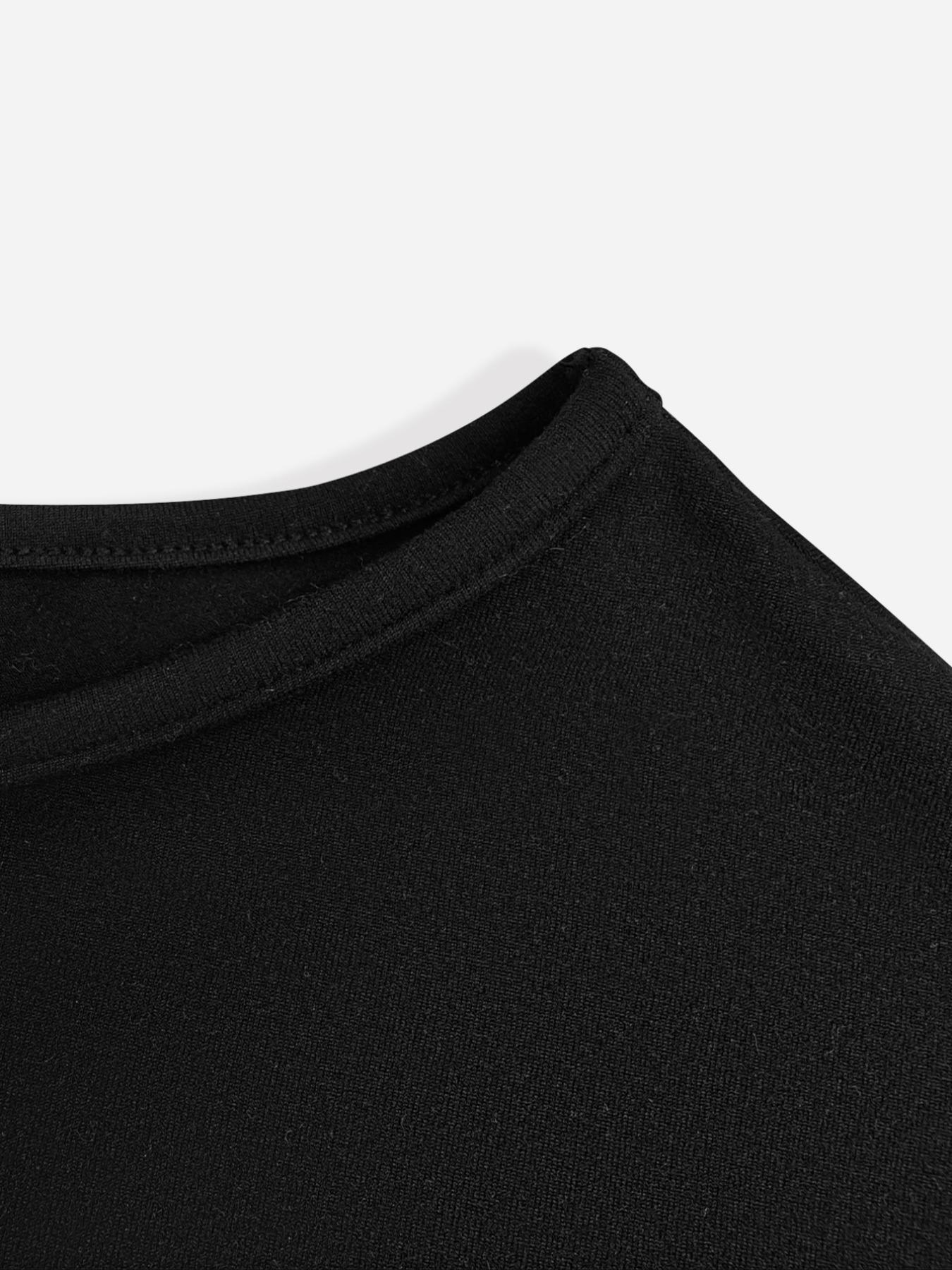 Women's Fall Fashion Loose Fit Asymmetric Neck Batwing Sleeve T-shirt, Perfect for Gym Home Or Daily Wear, Casual Chic Minimalist Comfortable and Stylish Women's Top, Casual Classy Top