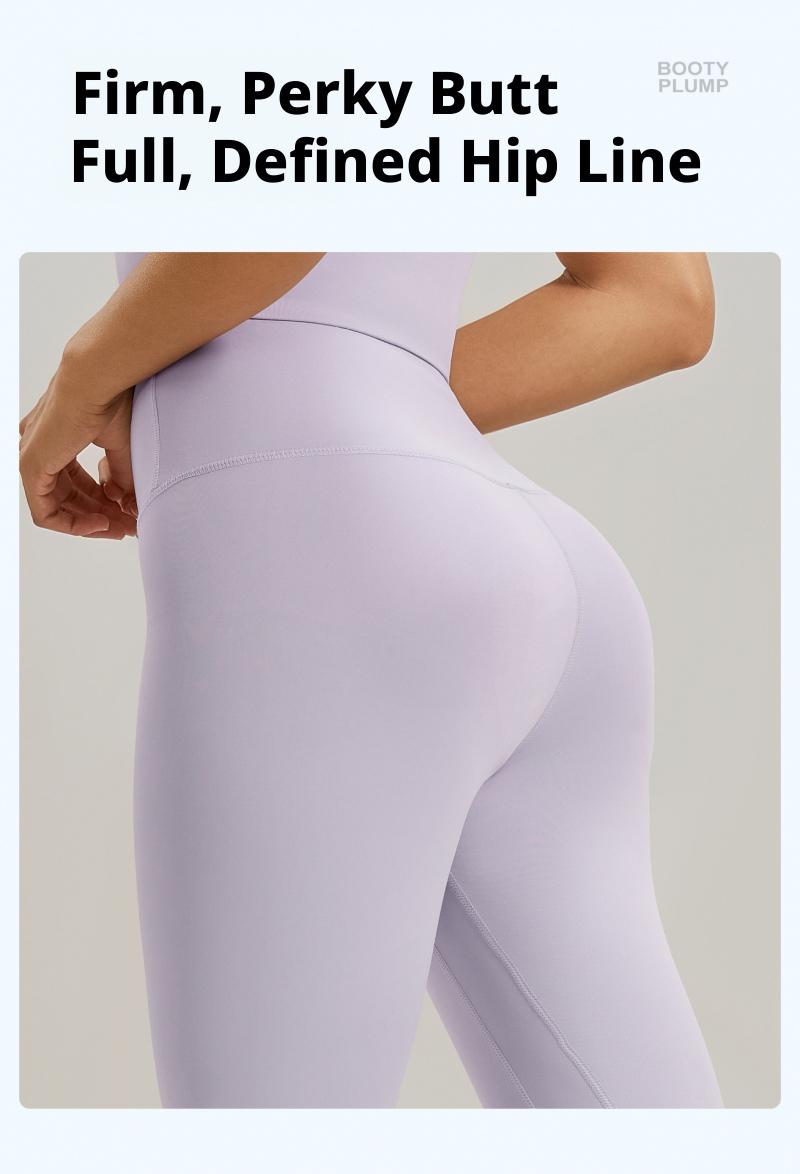 Women's Naked Feeling High Stretch Yoga Pants, High Waist Tummy Control & Butt Lifting Tight Fitness Leggings