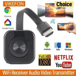 HDMI-Compatible WiFi Receiver Video Transmitter Phone Projector Mirroring Screen Display Adapter For iOS Android PC TV Receiver
