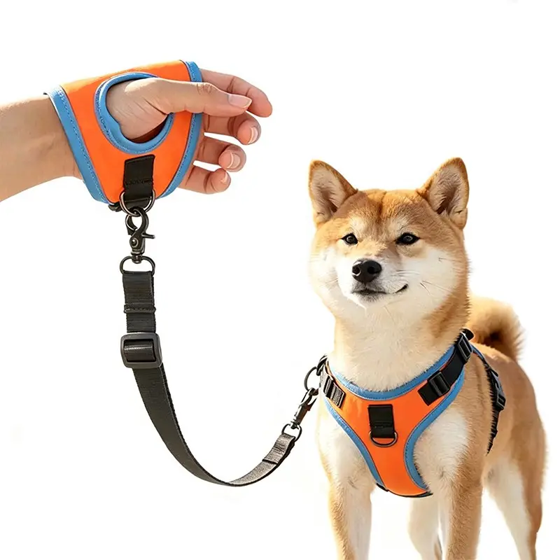 Adjustable Pet Leash Set, Anti-Slip Dog Harness for Small Breeds, Shiba Inu, Teddy, Corgi, Comfortable Walking Rope