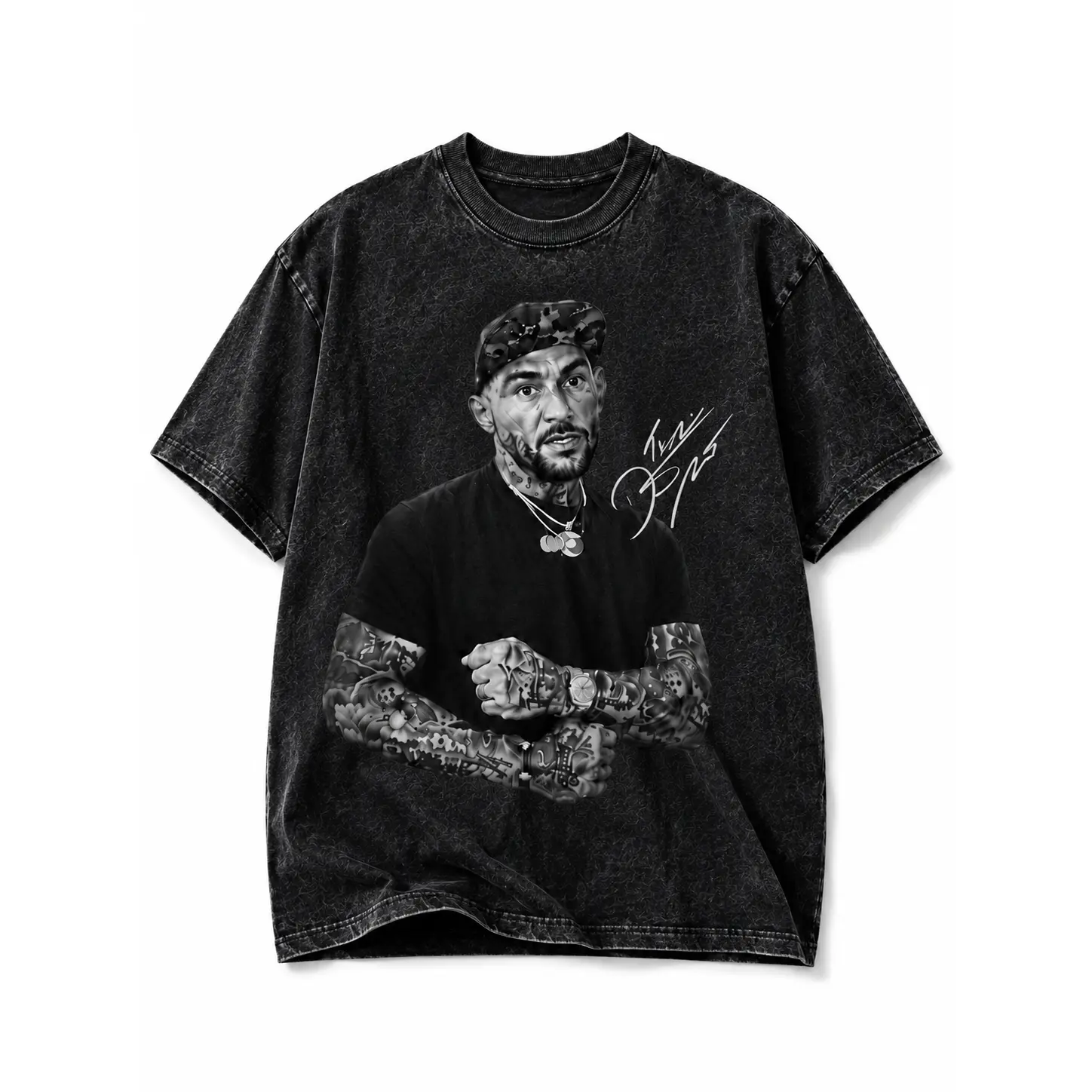 Dustin Poirier IGBBMN Graphic Tee, Made in USA MMA Fight Night Shirt, Unisex Combat Sports Fan Gift