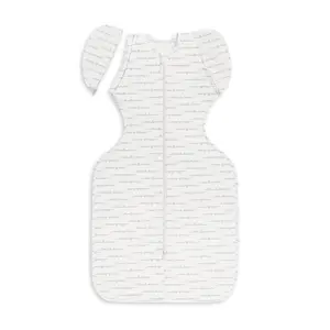 Transition Swaddle,, Gently Help Baby Transition from Being Swaddled to Arms Free When Showing Signs of Rolling, 1.0 TOG, 13-19 lbs, White