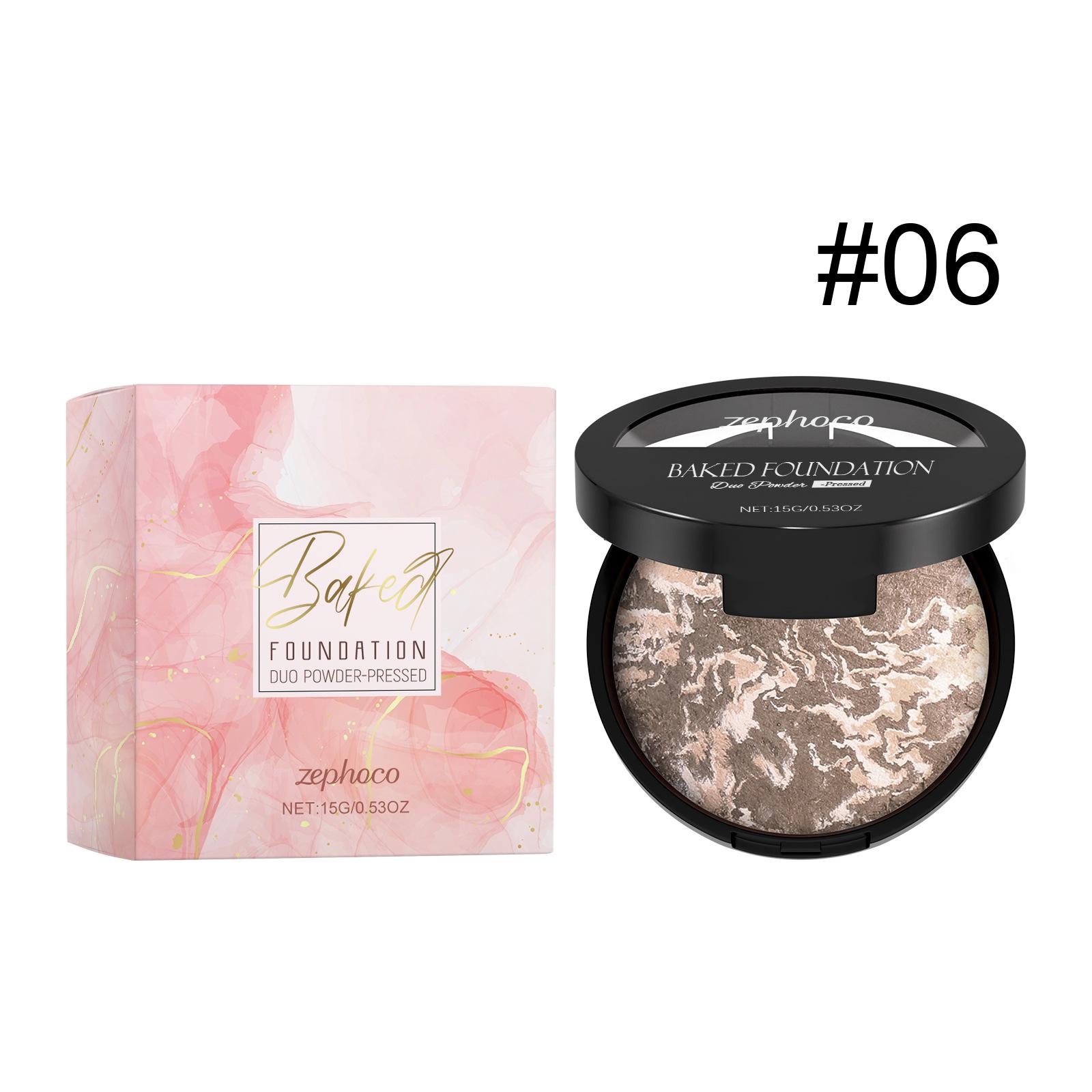 Concealer powder series, setting light and fit delicate mist makeup effect replenishment portable concealer powder