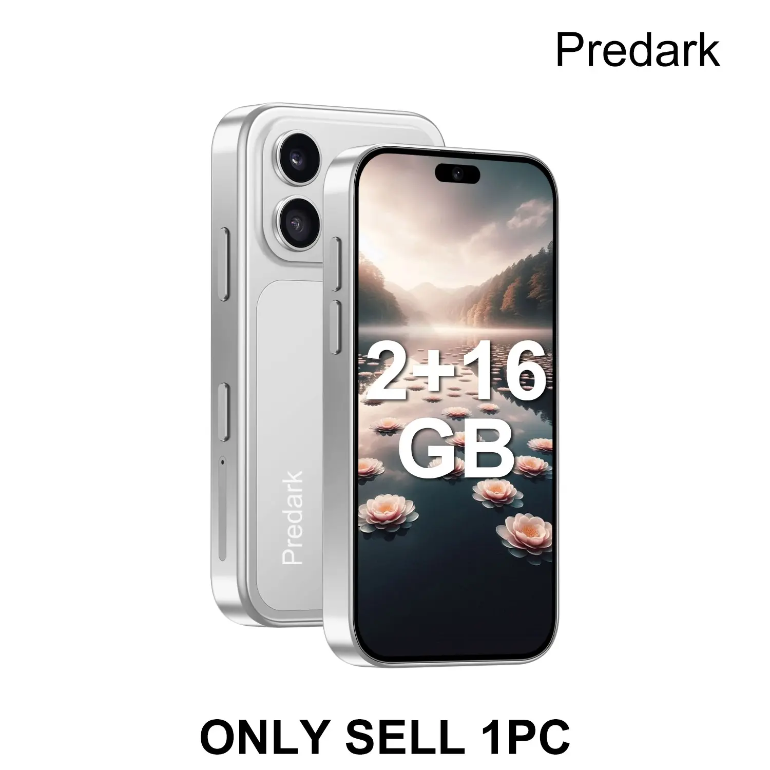 Predark I17 Mini 3.75 Inch Smartphone, 2gb RAM 16GB Storage, Dual Camera, 1750mah Battery, 3g Dual Sim, Android 10, Lightweight Portable
