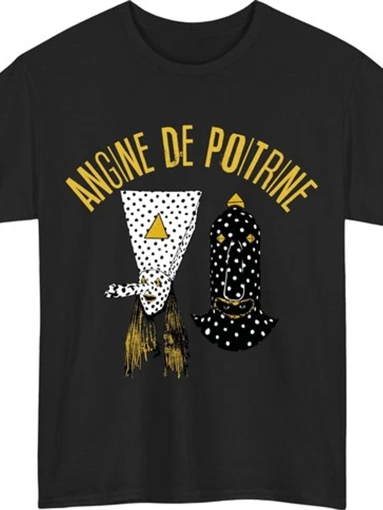 Unisex T-Shirt, Featuring The Theme of The Band "Chest Pain, " a Favorite Among Music Lovers