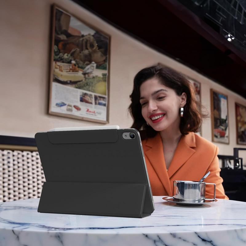 KENKE KENKE Magnetic Attachment Tablet Case, Slim Trifold Stand Tablet Protective Cover, Durable Tablet Protector Cover for iPad 2025 A16 iPad 10th Gen Mini 6 A17 Pro Air 4th Gen iPad Tablet Accessories #TOP PICKS