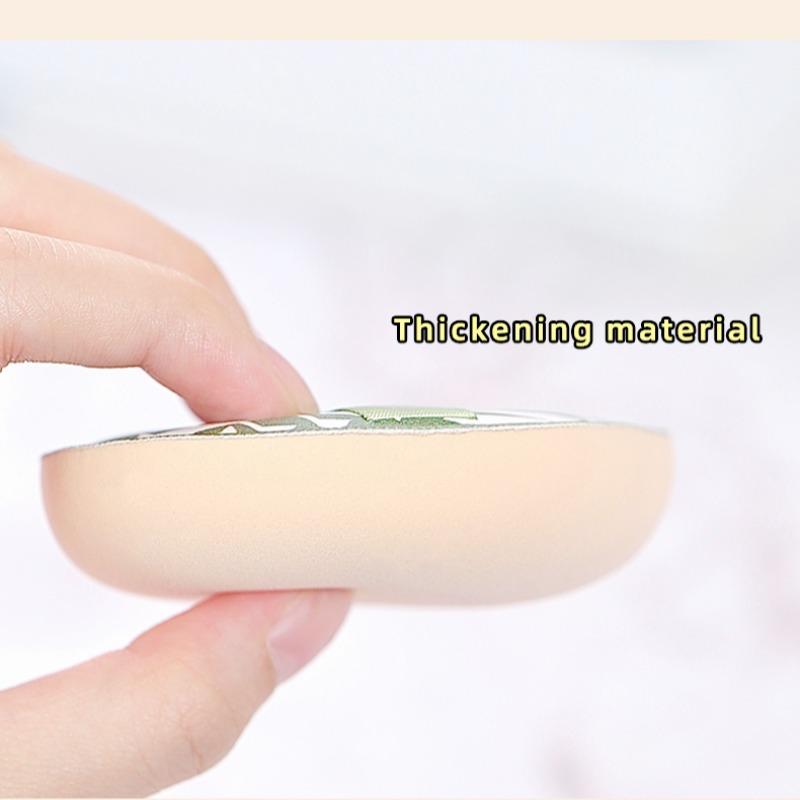 Dry & Wet Use Makeup Sponge Puff, 1 Count Double-sided Makeup Sponge Puff with Storage Case, Soft Makeup Puff for Liquid Foundation, Face Body Powder, Loose Powder, Cream, Makeup Accessories