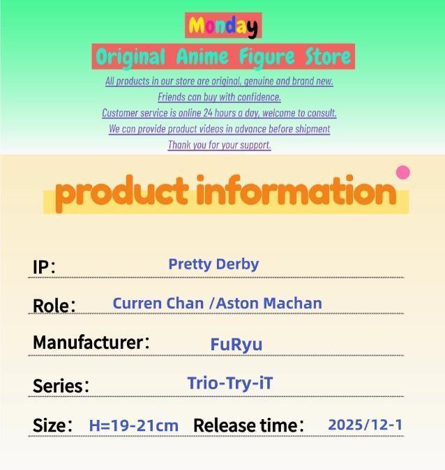 In Stock Original Trio-Try-iT Curren Chan Aston Machan Animation Statue Doll Model New Product Figure Ornaments