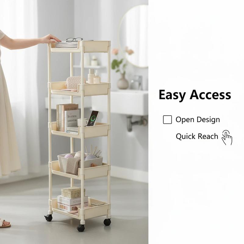 Multifunctional Multi-Layer Plastic Storage Cartwith Wheels, Layered Shelf Organizer for BedroomKitchen Bathroom Living Room, AdjustableStanding Shelf Suction Cup Sponge Holder for Kitchen Sink semiannual sale 2025 easy install kit glove clip cas oz sce Multifunctional Multi-Layer Plastic Storage Cartwith Wheels, Layered Shelf Organizer for BedroomKitchen Bathroom Living Room, AdjustableStanding Shelf Suction Cup Sponge Holder for Kitchen Sink semiannual sale 2025 easy install kit glove clip cas oz sce