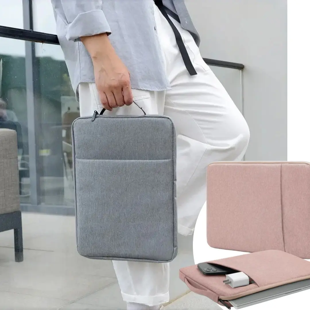 Minimalist Laptop Sleeve Case with Handle, Slim Protective Bag for Macbook Air/pro, Shockproof Waterproof Cover for iPad Tablet Hp Dell