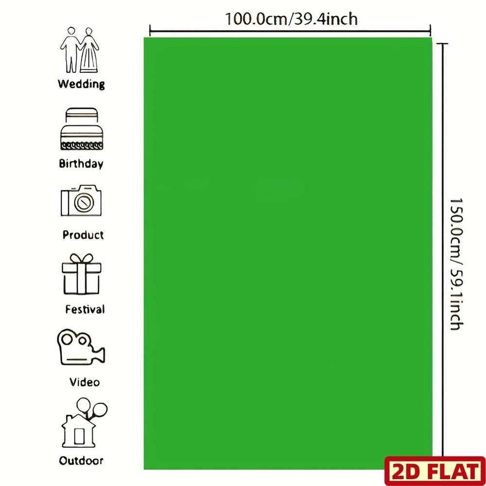 2D Flat Festival Decoration Background Cloth for Photography Live Streaming Event Scene Setup Green Screen Photo Matting Background Party Stage Decor Cloth Multiple  Easy to In Standing Banner - Ornaments