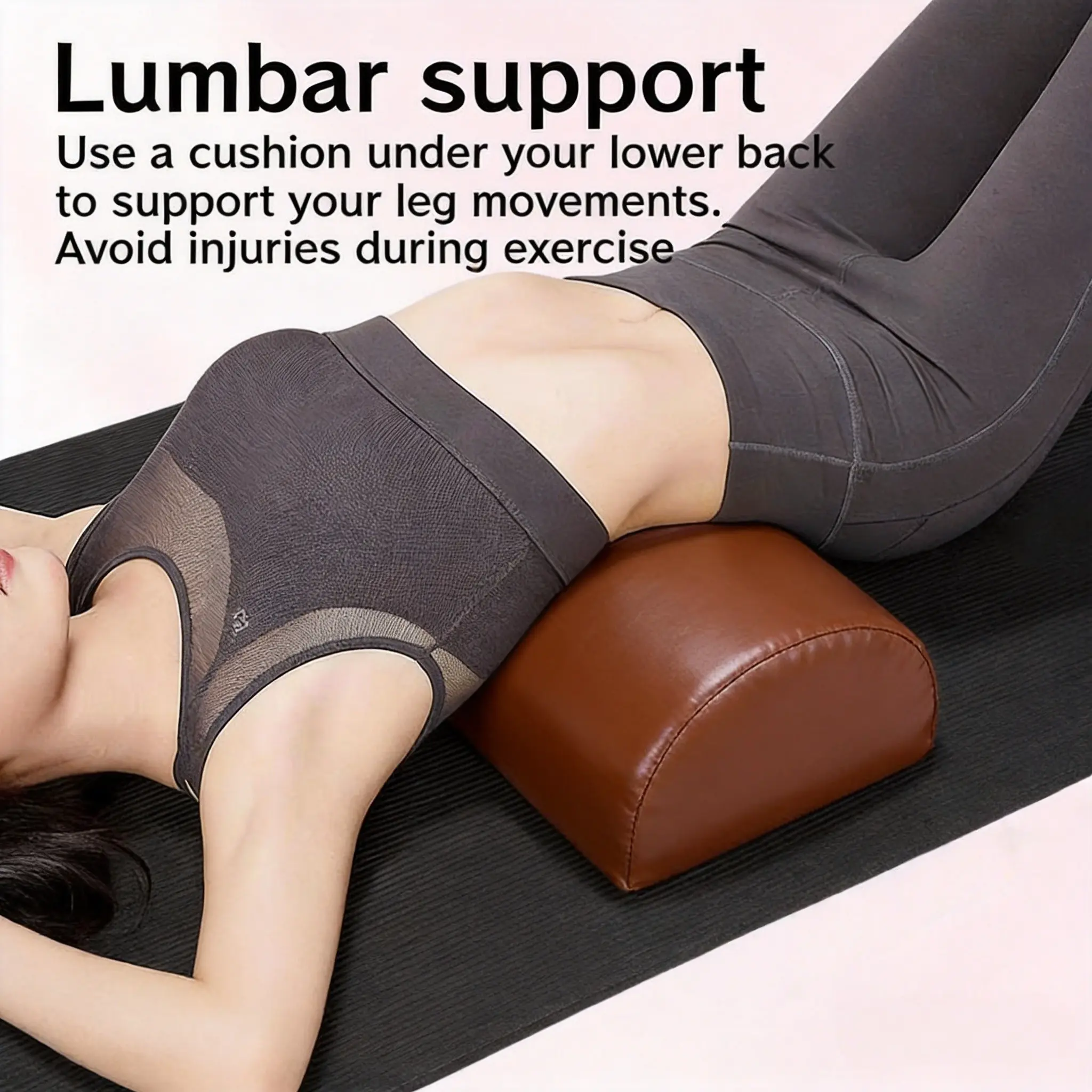 1pc Yoga Pillow for Leg Support, Yoga Accessories, Comfortable Positioning Pad, Knee, Neck, Back Support, Rectangular Auxiliary Pillow, Professional Yoga Pillow