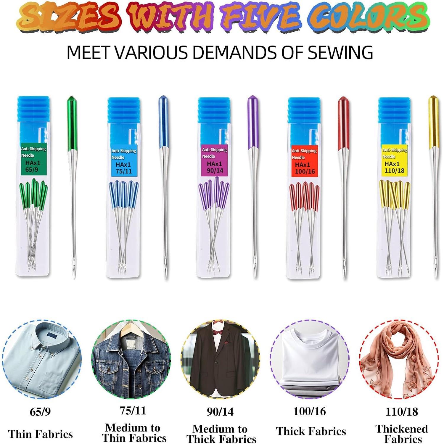 30 count Sewing Machine ,Universal Regular Point Sewing ,Sewing Machine Accessories for , Sewing Machine,etc.,with Sizes HAX1 65/9,75/11,90/14,100/16,110/18 (30) 30 count Sewing Machine ,Universal Regular Point Sewing ,Sewing Machine Accessories for , Sewing Machine,etc.,with Sizes HAX1 65/9,75/11,90/14,100/16,110/18 (30)