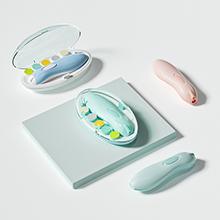 Baby Nail Trimmer Electric,Safe Baby Nail File, Baby Nail Clippers with Light and 6 Grinding Pads for Newborn Infant Toddler or Adults Toes and Fingernails, Kids Nail Care, Polish and Trim