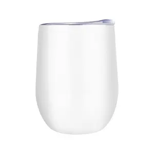 12oz Stainless Steel Insulated Coffee Mug,Stainless Steel Ttemless Grape Cup, Double Wall Vacuum Travel Cup Keeps Drinks Hot or Cold, Multi-Color Tumbler