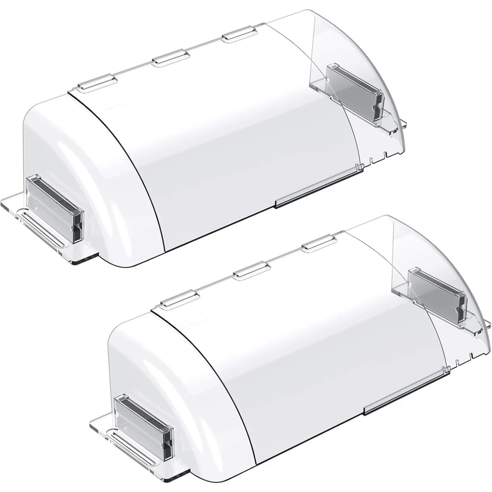 2-Pack Magnetic Ventilation Dampers, for Hvac Airflow Control, Wall Ceiling Floor Registers, Home Use Plastic Deflectors