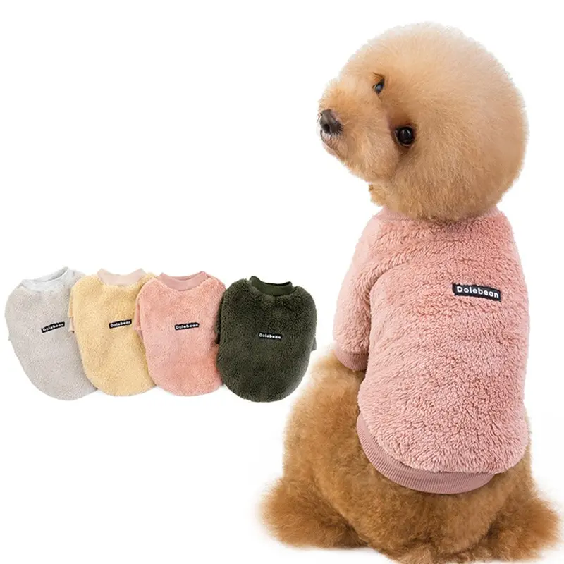Koogal Pet Crew Neck Sweatshirt, Fall Winter Warm Pajamas, Sizes S-2xl, 3-30lbs Medium Dogs, Outdoor Walks & Home Use