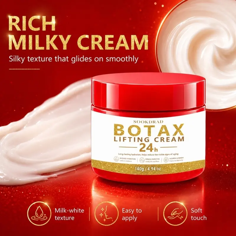 Botax Lifting Cream, 24h Long-lasting Hydration, Intense Moisturizing, Skin Firming, Smoothing, Nourish and Renew, Elasticity Boost, 140g