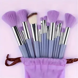 Fashion Beauty 13PCS Full Makeup Brush Set, Foundation Powder Concealer Eye Shadow Blush All-in-One Cosmetic Brushes Kit