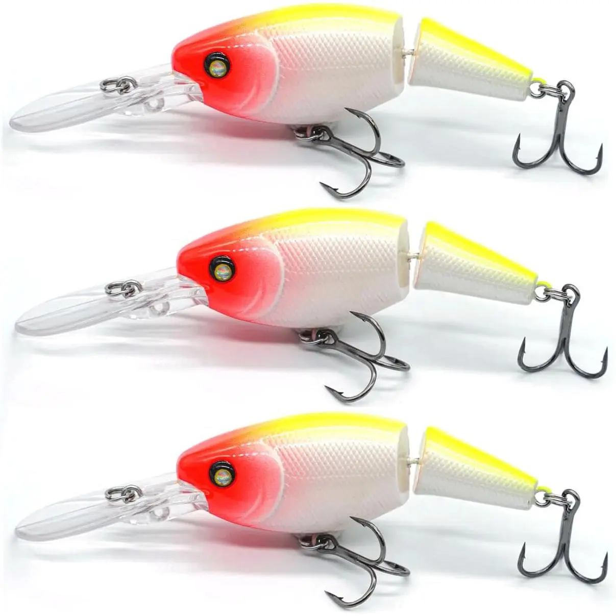 Walleye Fishing Lures, Jointed Crankbait, Glide , Trout Fishing Gear, Bass Lures Freshwater, Fishing Tackle