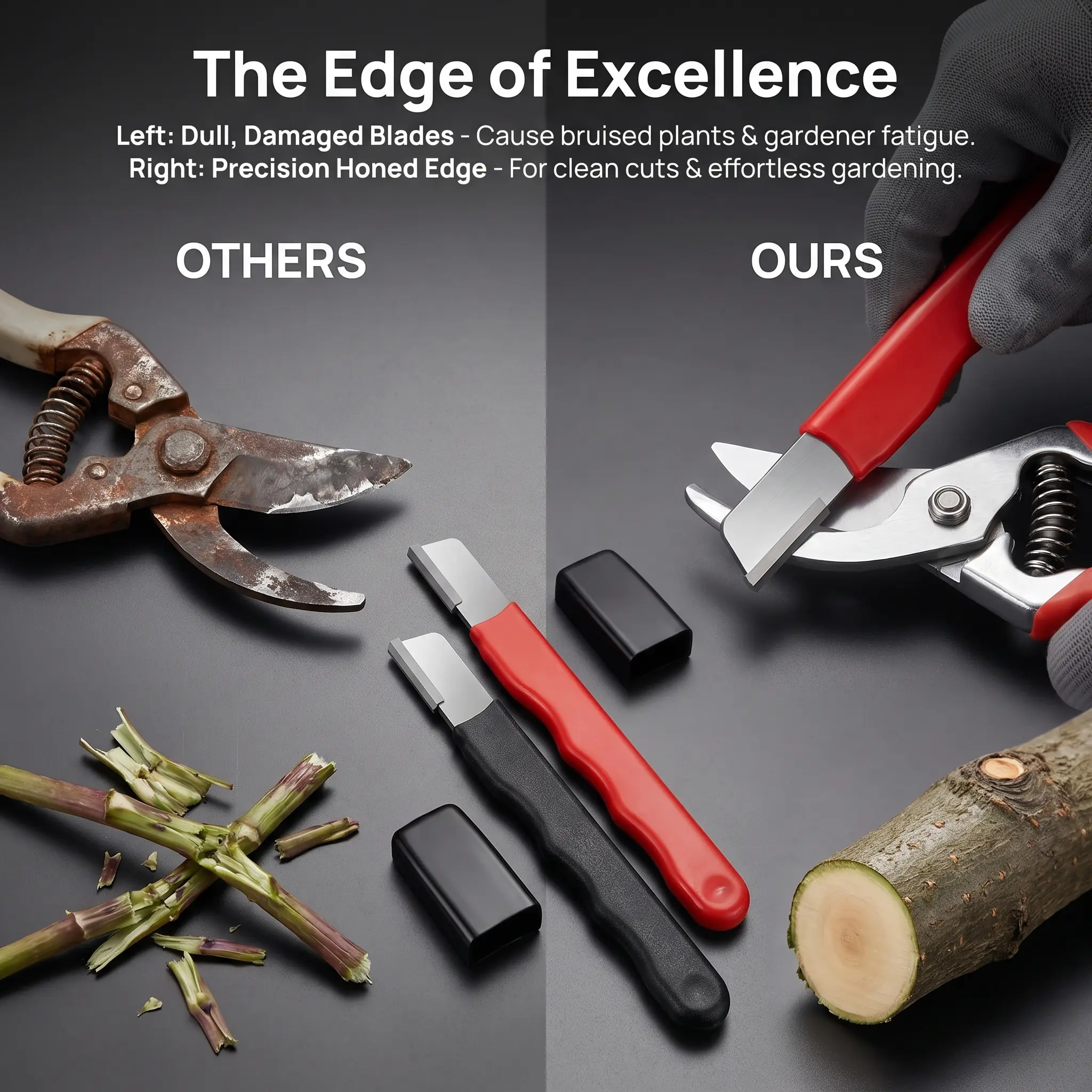 Professional Kitchen Knife Sharpener, Precision Edge Sharpening Tool with Sharpening Stone, Multi-Grit Blade Polishing Tool for Household Knives, Random Color