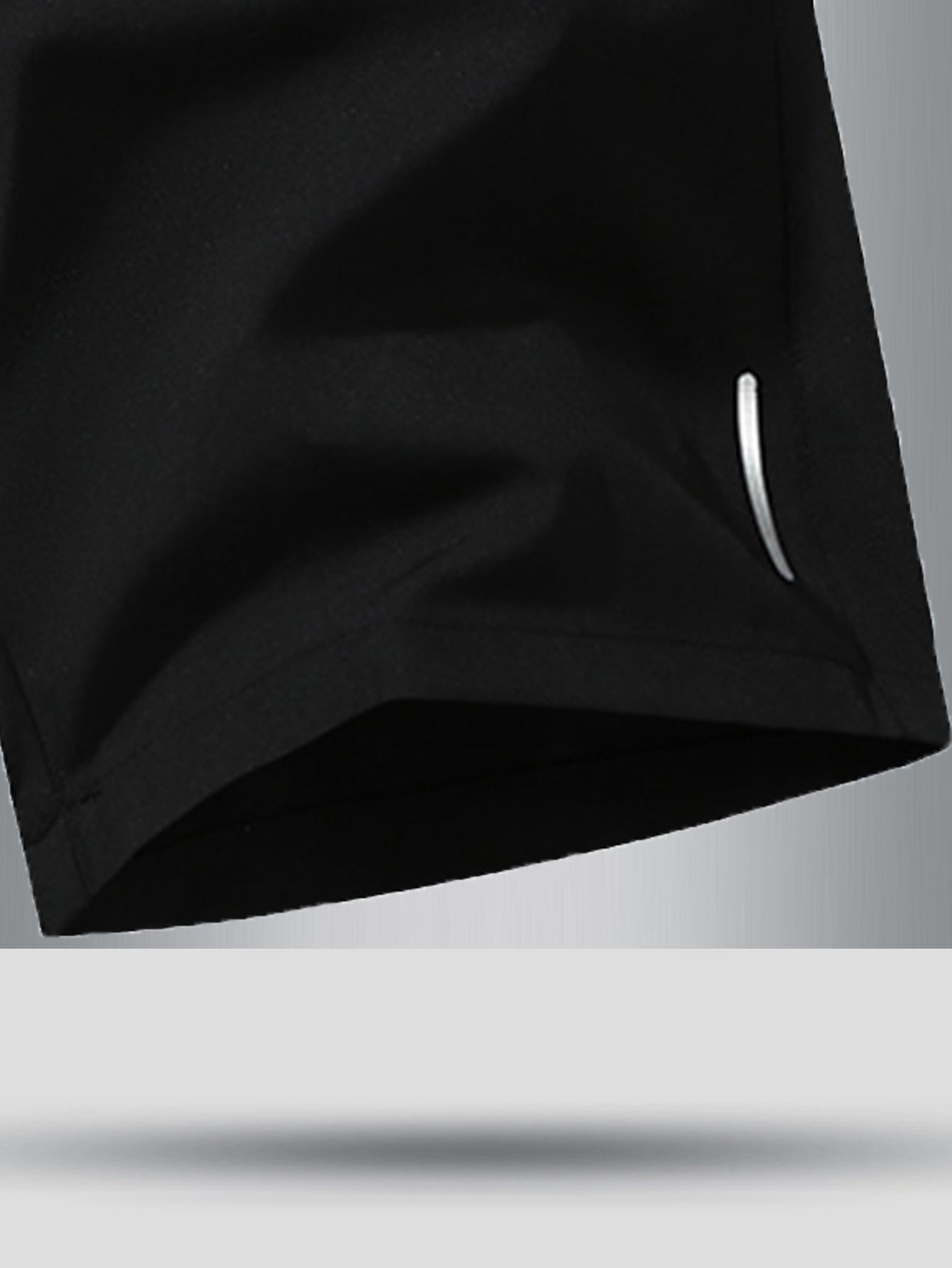 6 Pack Quick Dry Breathable Men's Shorts Casual Sport Style Anti Wrinkle Design Polyester Blend Solid Color Reflective Strips for Running Football Badminton Basketball Ping Pong Weightlifting Gym Workout Men's Shorts Set Shorts SpringStatements