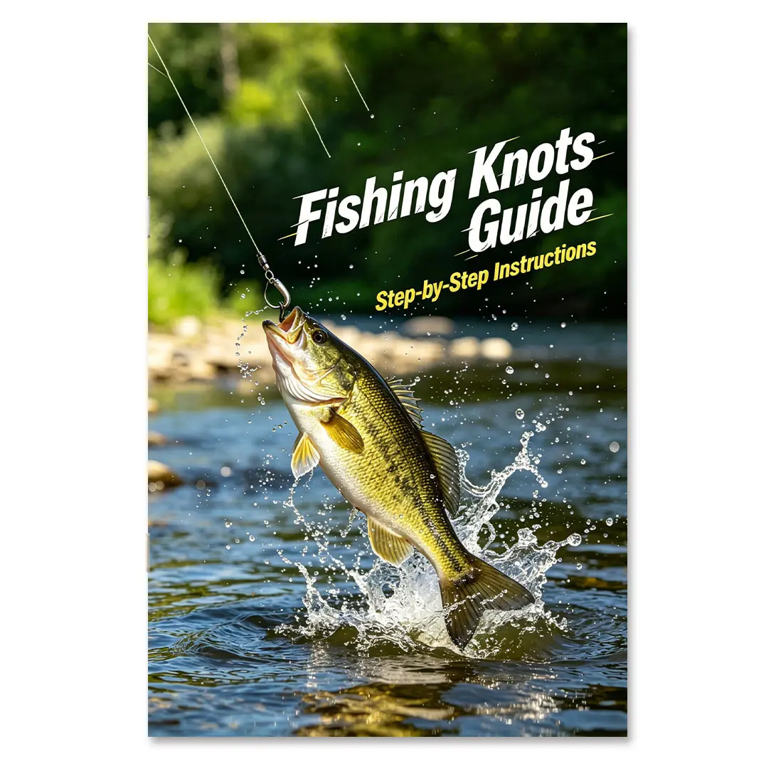 Fishing Knot Guide Manual, Step-By-Step Tutorial for Freshwater & Saltwater Fishing, Essential Outdoor Gear, Perfect Gift for Men