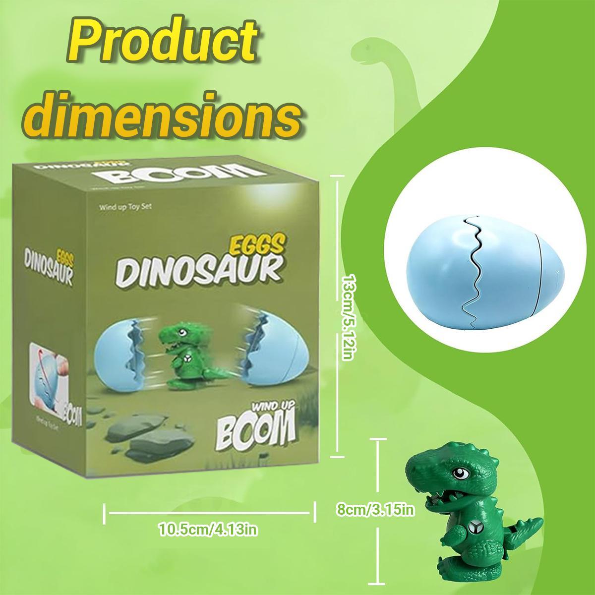 Wind-Up Surprise Eggs, Hatching Dinosaur Egg Toy for Kids, Rotate the Egg to Hatch a Walking Animal, Reusable Clockwork Fun Animal Toy for Boys and Girls, Idea Gift Easter Basket Stuffers Wind-Up Surprise Eggs, Hatching Dinosaur Egg Toy for Kids, Rotate the Egg to Hatch a Walking Animal, Reusable Clockwork Fun Animal Toy for Boys and Girls, Idea Gift Easter Basket Stuffers