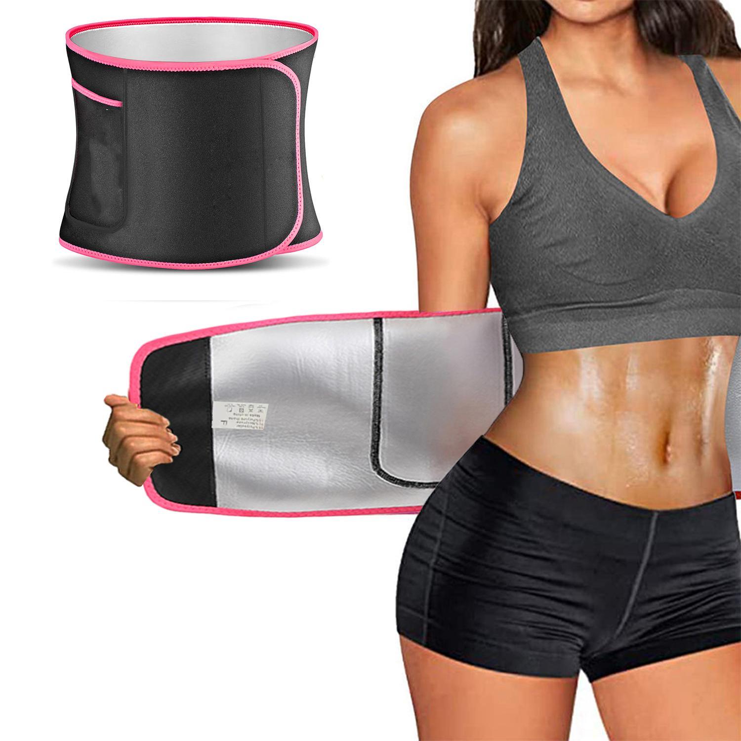 Sports Waist Trainer, Unisex Sweat Waist Trainer, Comfortable Sauna Sweat Belt, Fitness Waist Trainer, Waist Trimmer Cincher, Exercise Waistband, Sports & Outdoor Accessories