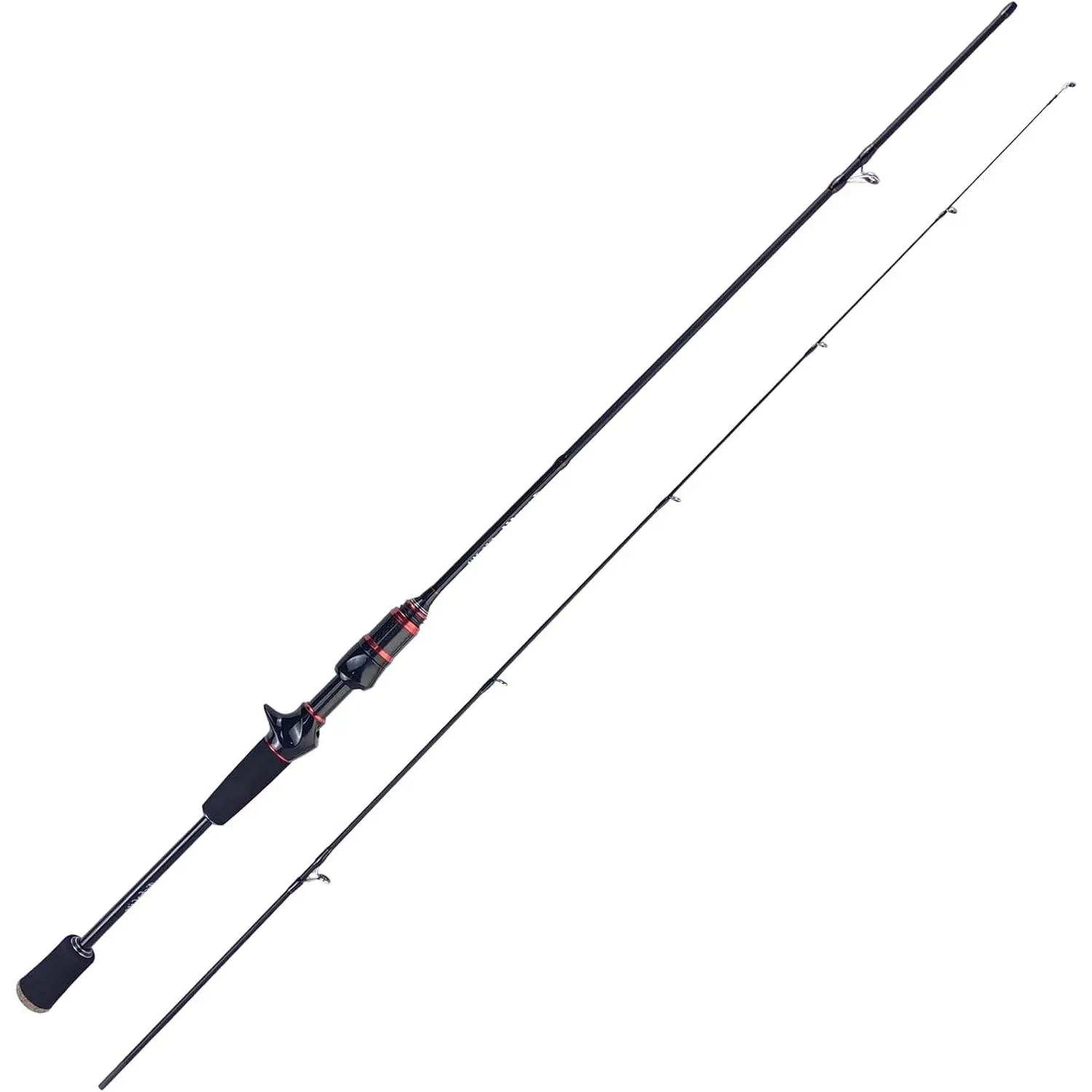 EchoLite Fishing Rod Ultralight Bass Fishing Pole with Lure 2-8g High Carbon UL Trout Spinning Casting Rod Line Weight 2-6LB