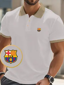Men's Classic Casual Buttoned Polo Shirt, Outdoor Sports, High-Quality Fabric, Durable Construction, Collared Short Sleeve, Business & Leisure, Gift Idea