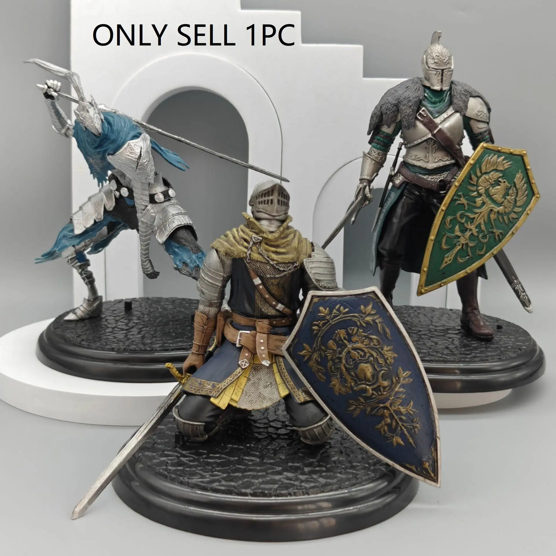 Dark Souls Handmade Figure, Upper Class French Knight Model, Abyss Walker Arturus Soldier Sculpture, Collectible Action Figurine, Statue, Collectible Figure Decor, Collectible Pvc Figure, Collectible Figurines