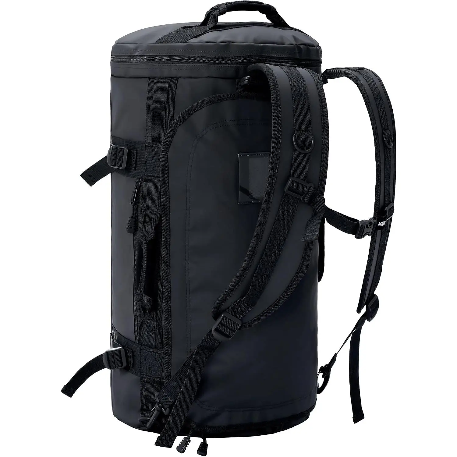 Large Duffle Bag Backpack for Travel Camping Gym , 45L/60L/90L | Water Resistant, Convertible Duffel, Detachable Backpack Straps, Shoe Compartment, Heavy-Duty Tarpaulin, 3 Sizes