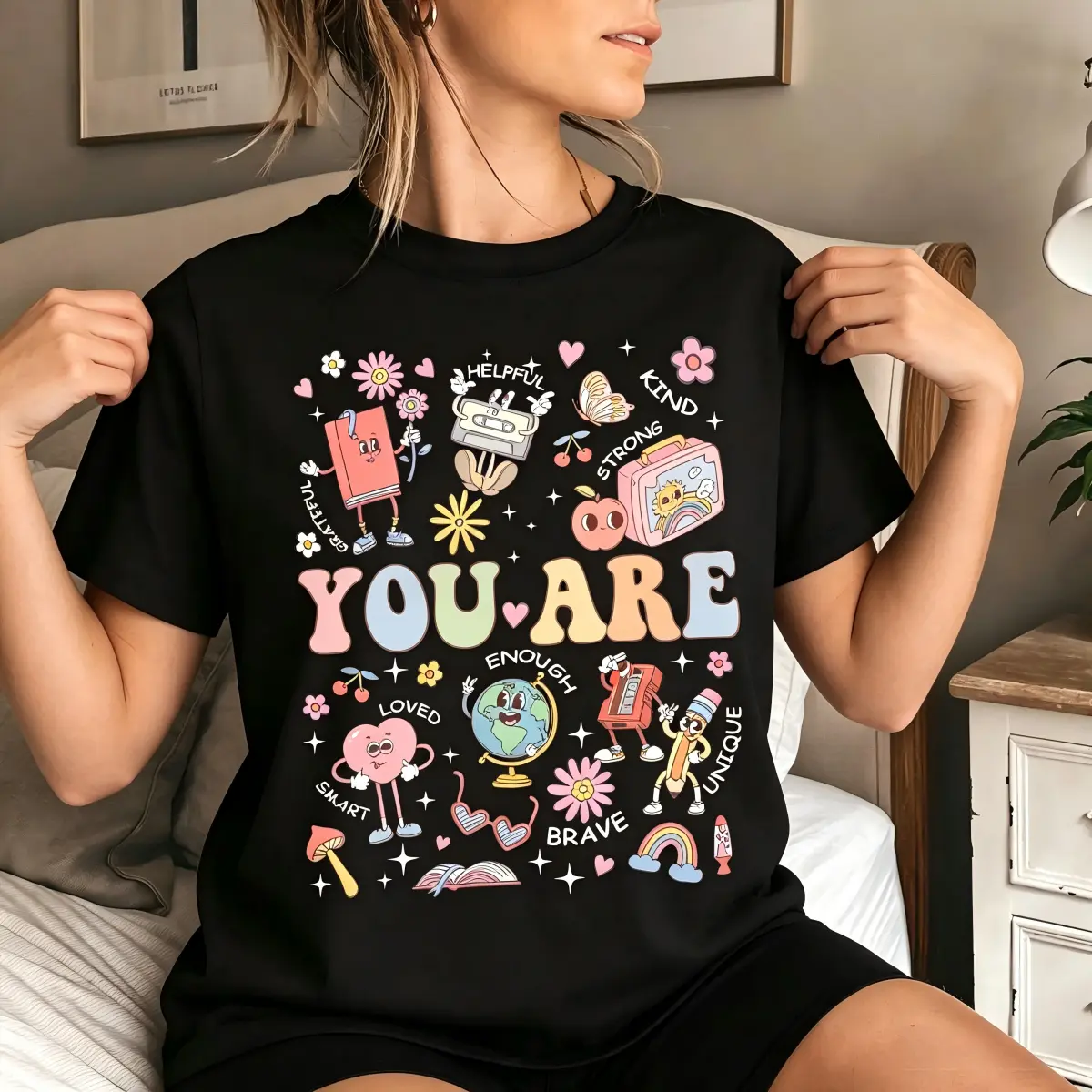 Teacher tshirt, Back To School Shirt For Teacher, You Are Kind Shirt, Teacher Appreciation Gifts, Teacher Gift, Kindergarten Teacher Unisex Oversized