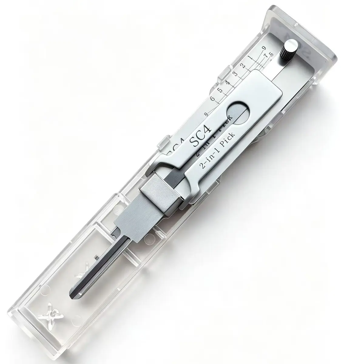Sc4 Lock Measuring Tool, High Precision Measuring Equipment with Scale, Multifunctional Hand Tool, Accurate Measurement Device